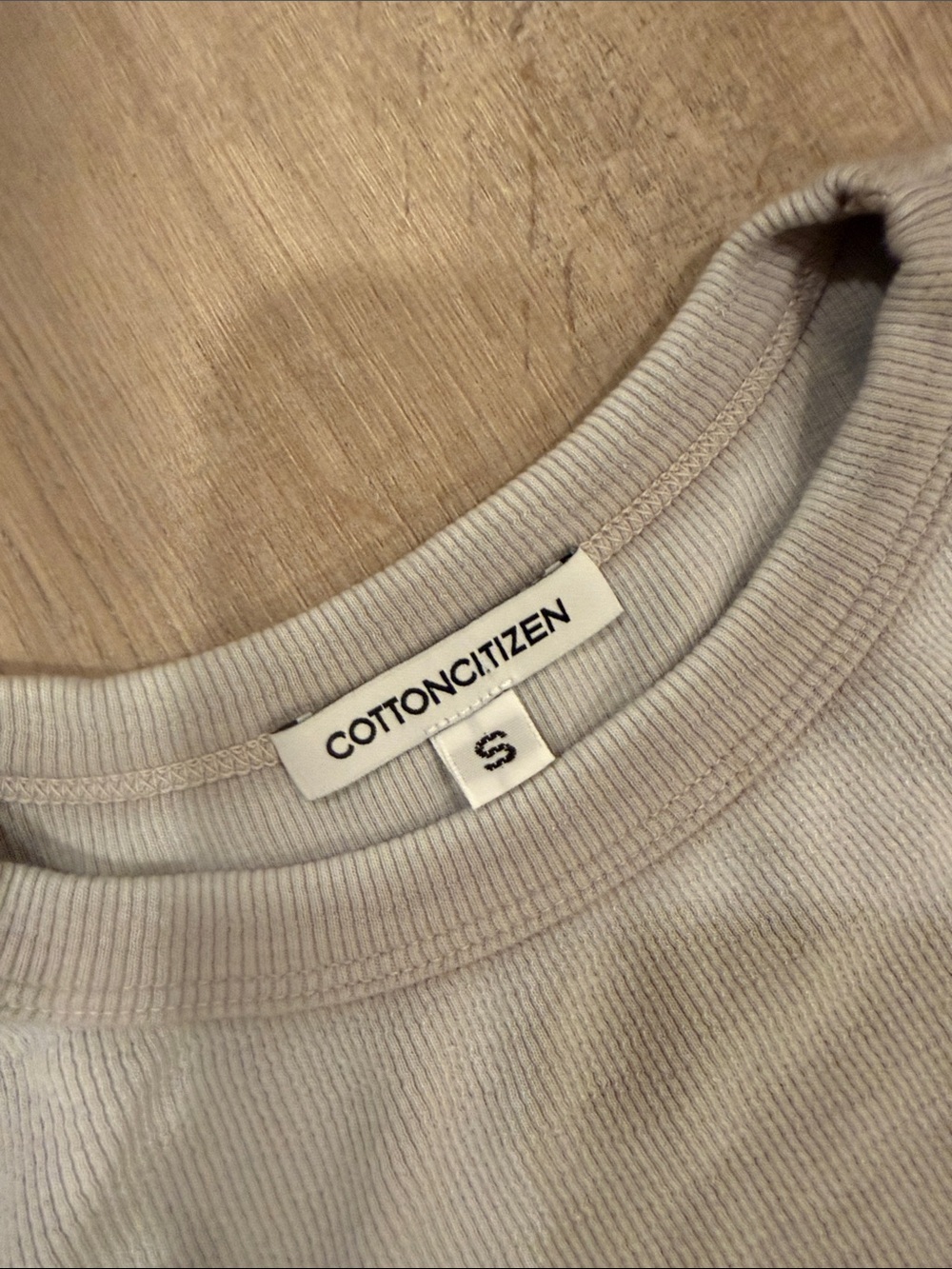 Cotton Citizen Ribbed L/S TEE - Picture 2 of 2